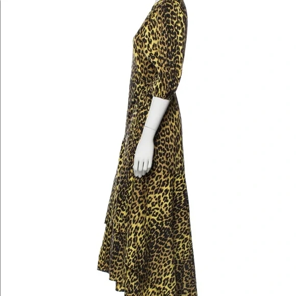 Ganni wrap dress size 36 - Picture 2 of 3